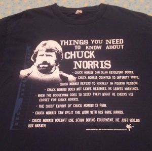 🥋 Vtg Chuck Norris 💪 Shirt Large 👊 🔥 Vintage ✨ Rare Things You Need To Know